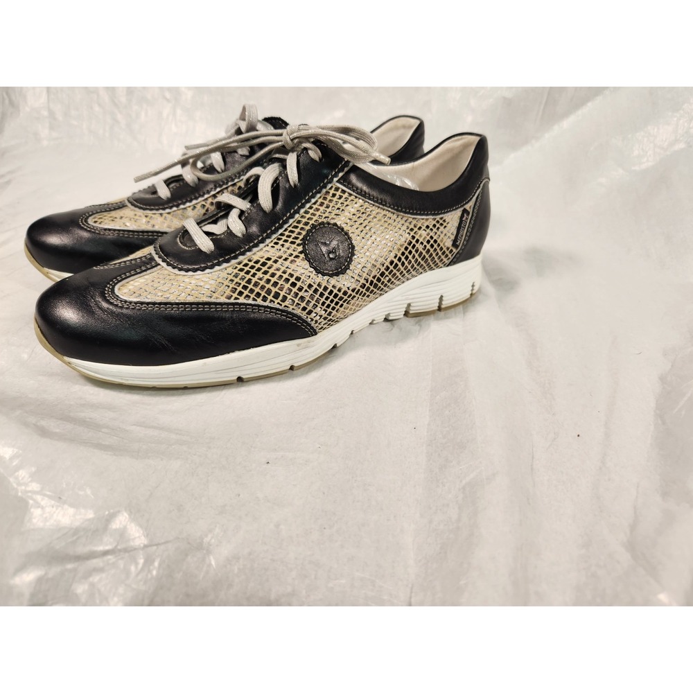 Mephisto Yael Runoff Air Jet Snakeskin Print Sneakers Women's US 9.5